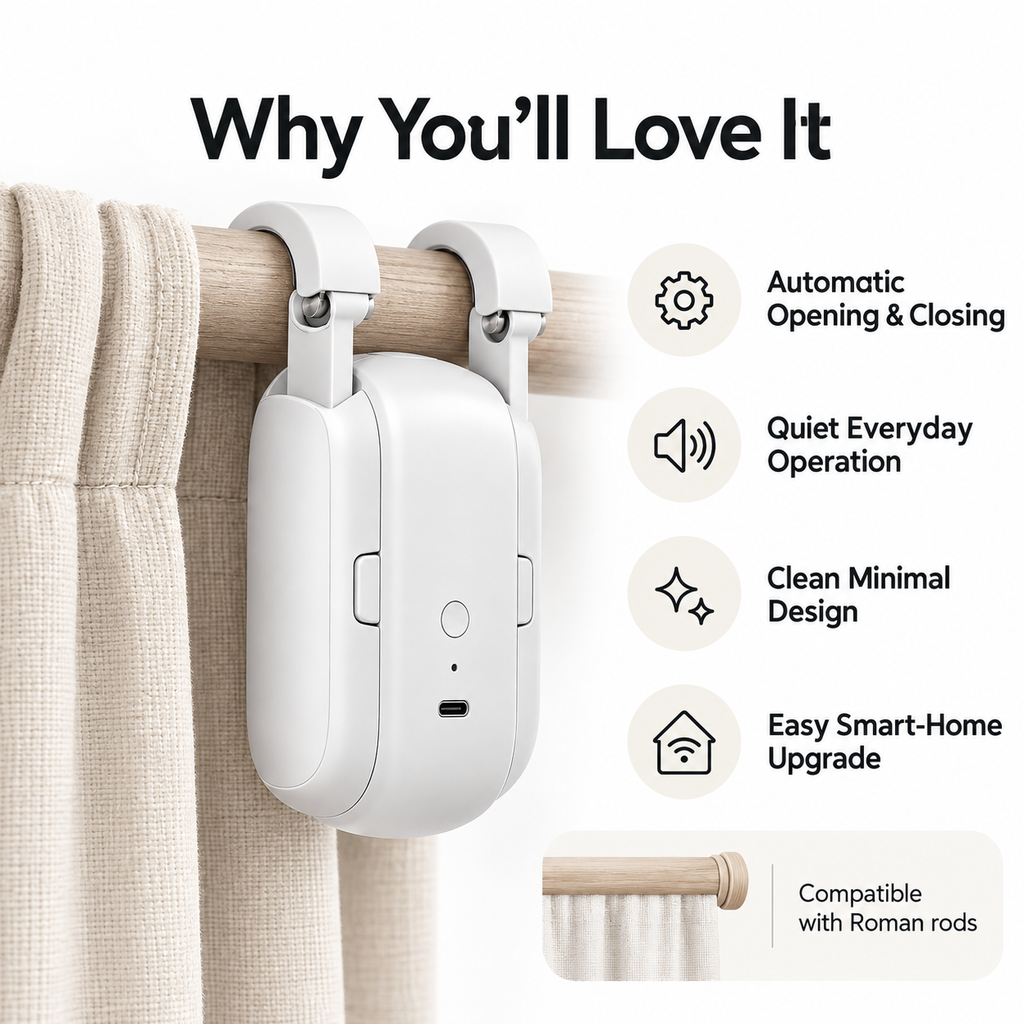 Eira Smart Curtain Robot benefits and compatibility