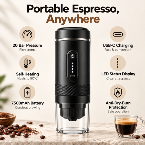 Kova Portable Espresso Maker – key features