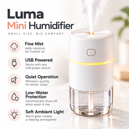 Luma Mini Humidifier – key features
