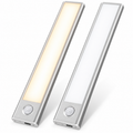 Lysa 2-pack rechargeable motion sensor cabinet lights on white background