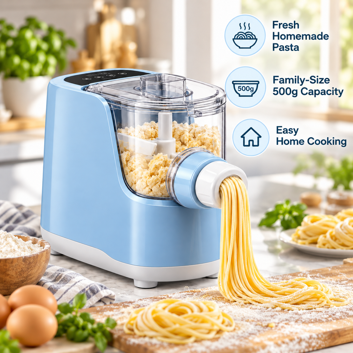 Mera Automatic Pasta Maker – fresh homemade pasta lifestyle