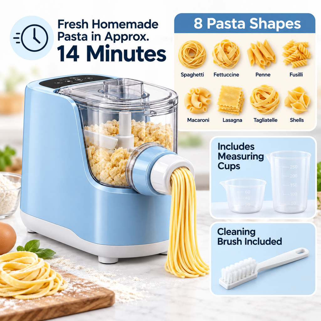 Mera Automatic Pasta Maker – pasta shapes and accessories