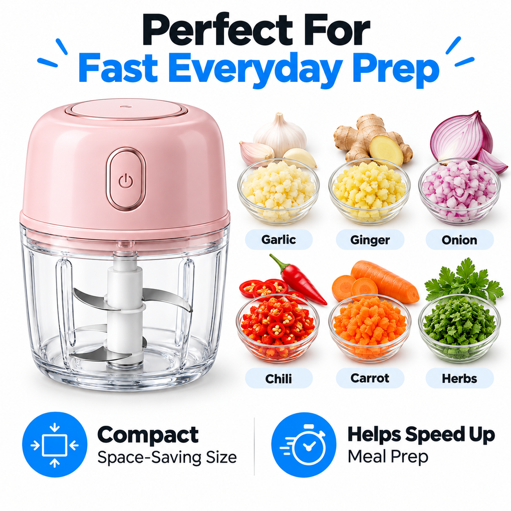 Mixa mini chopper fast prep use cases