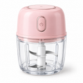 Mixa mini electric food chopper on white background