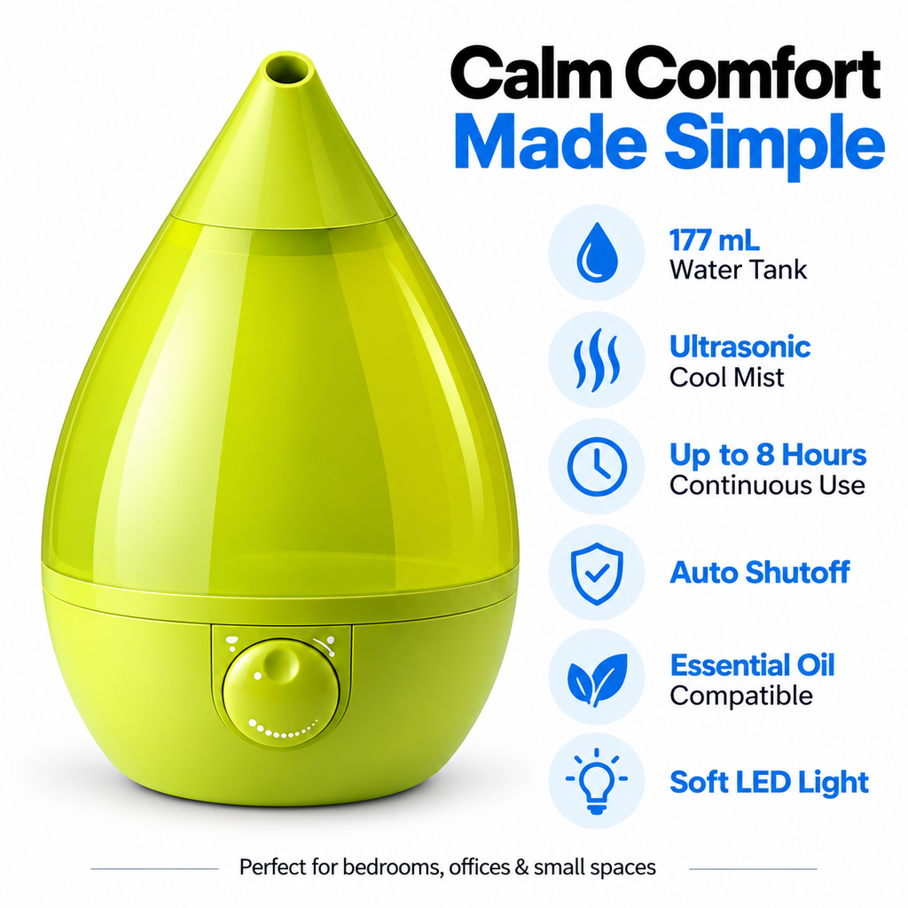 Noma cool mist humidifier and aroma diffuser key features