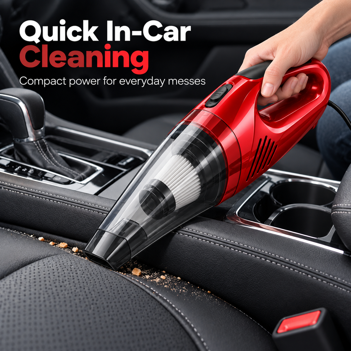 Rova 12V Car Vacuum – in-car cleaning