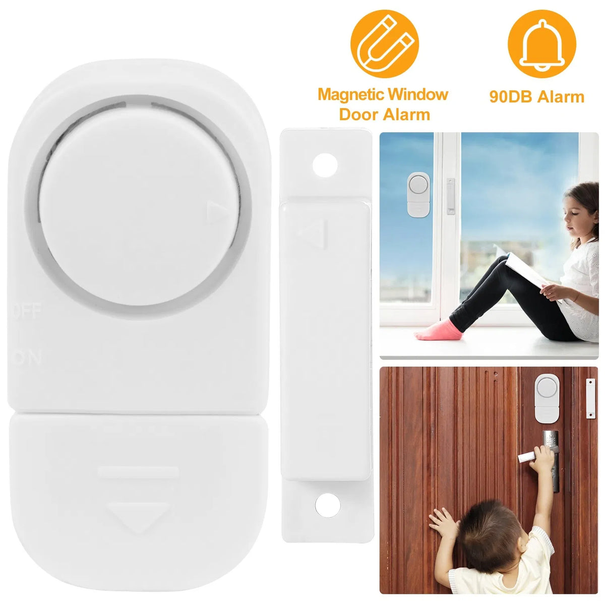 The Securis Single Door & Window Alarm – home door and window security use