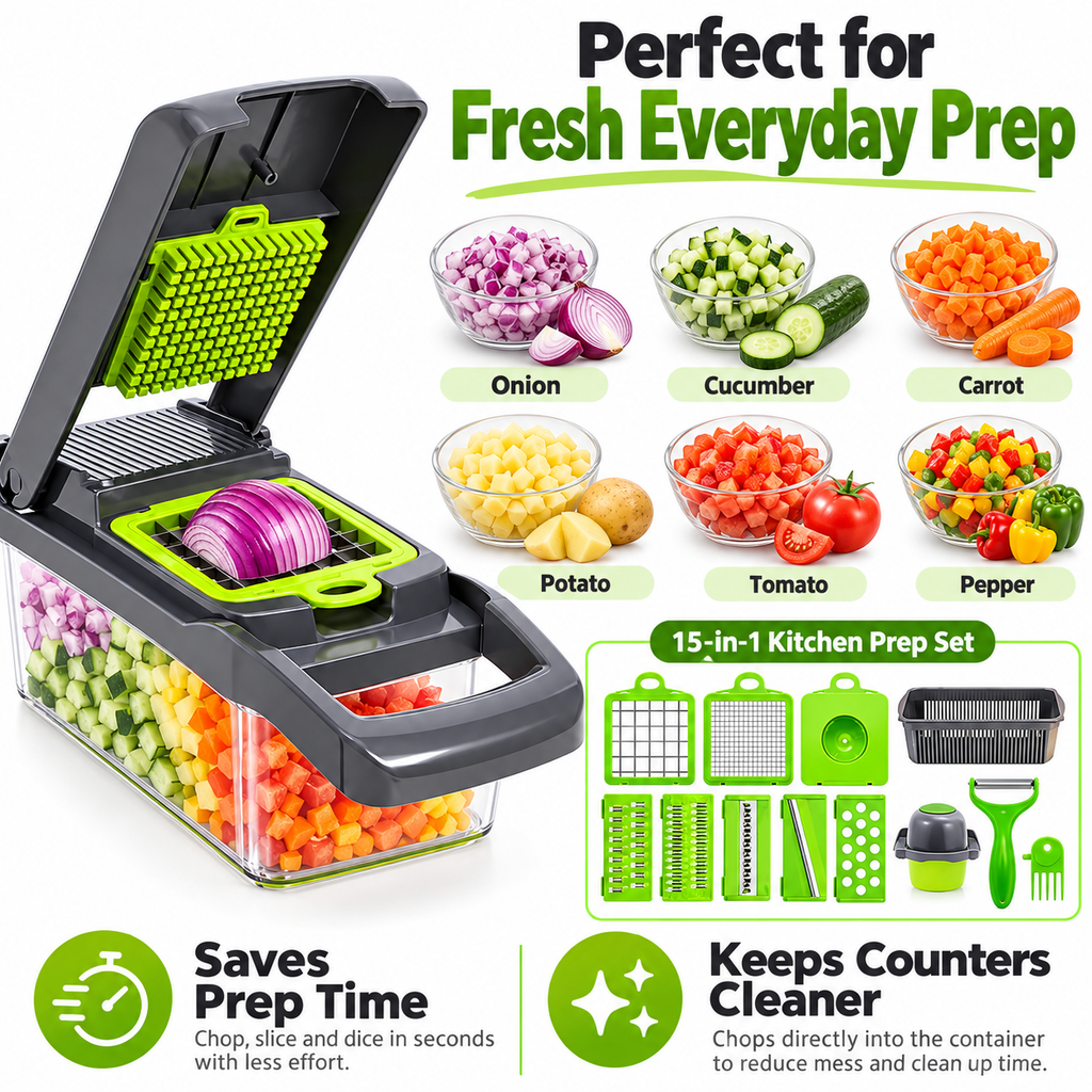 Vexa vegetable chopper everyday prep